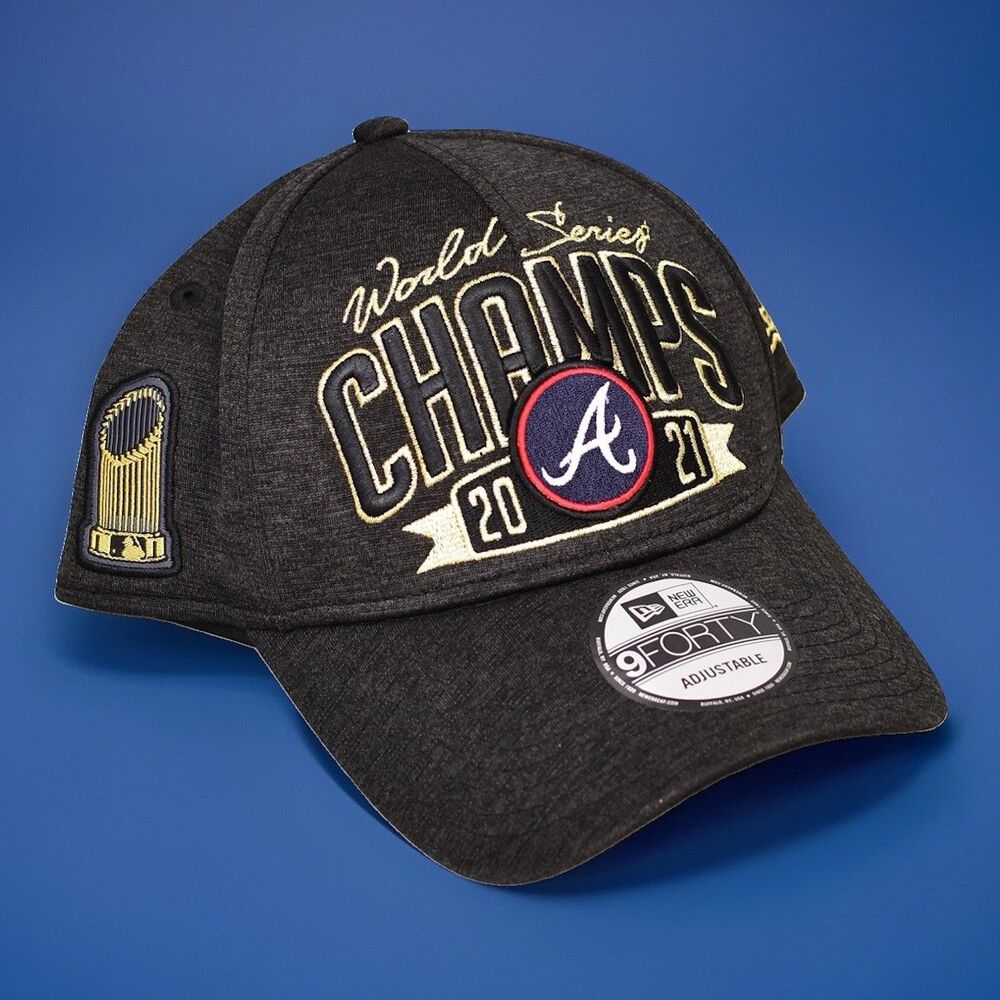 Atlanta Braves 2021 World Series Champs New Era 9FORTY Men's Snapback Hat